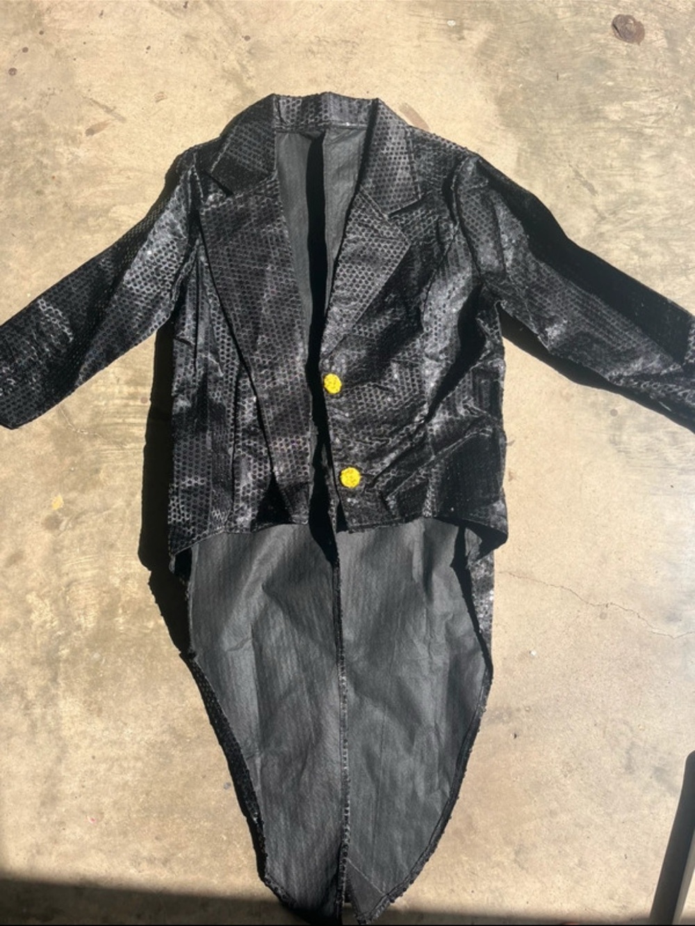 Black Homade Tailcoat Jacket/Costume